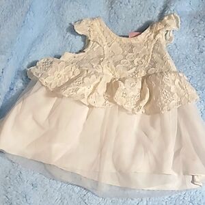 Cream Lacey Top